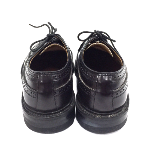 リーガル サイズ 24 レザー レースアップシューズ 靴 メンズ ブラウン系 茶系 保存箱付き REGAL QG111-59_画像4