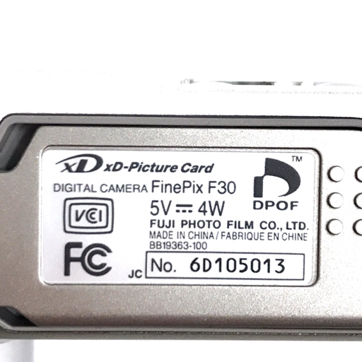 1円 FUJIFILM FINEPIX F40 fd F30 コンパクトデジタルカメラ 2台セット 通電確認済み_画像4
