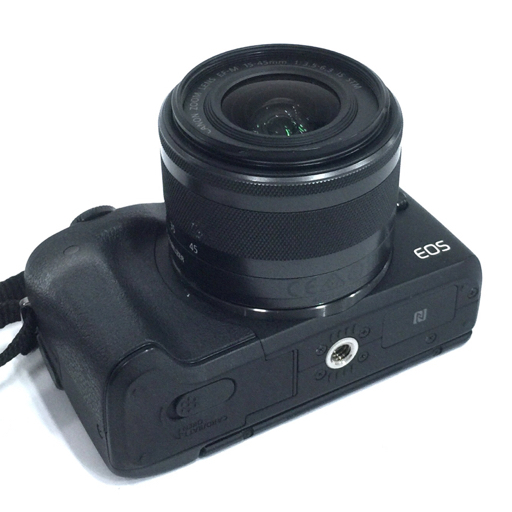 1円 Canon EOS M3 EF-M 15-45mm 1:3.5-6.3 IS STM 55-200mm 1:4.5-6.3 ミラーレス一眼カメラ L092154_画像4