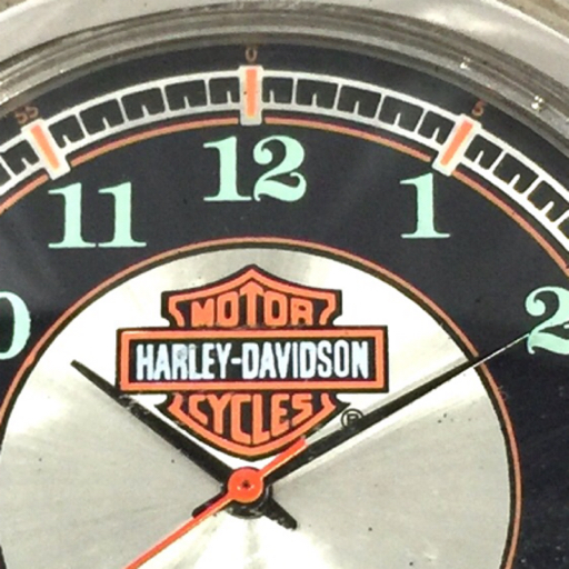 ハーレーダビッドソン クォーツ 懐中時計 未稼働品 メンズ レザーケース付き ファッション小物 HARLEY-DAVIDSON_画像3