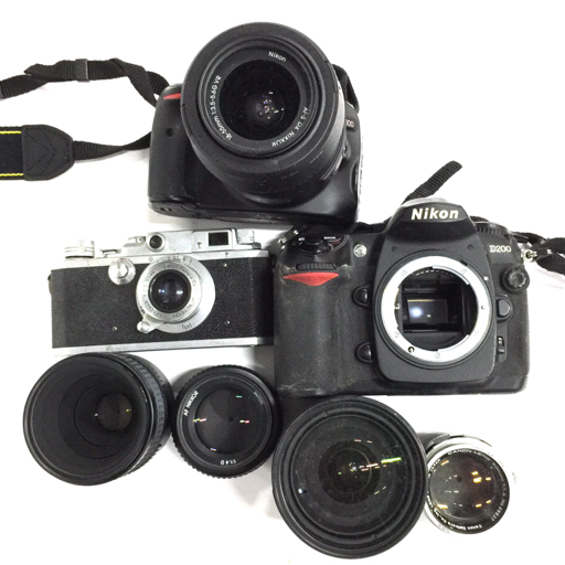 1円 Nikon D200 D5100 AF-S NIKKOR 18-200mm 1:4.5-5.6 含む カメラ レンズ まとめ セット A9196_画像1