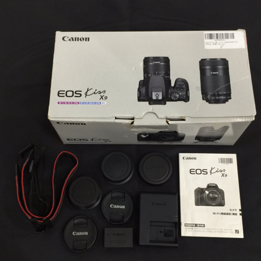1円 Canon EOS Kiss X9 EF-S 18-55mm 1:4-5.6 IS STM 55-250mm 1:4-5.6 IS STM デジタル一眼レフ カメラ C161653_画像10