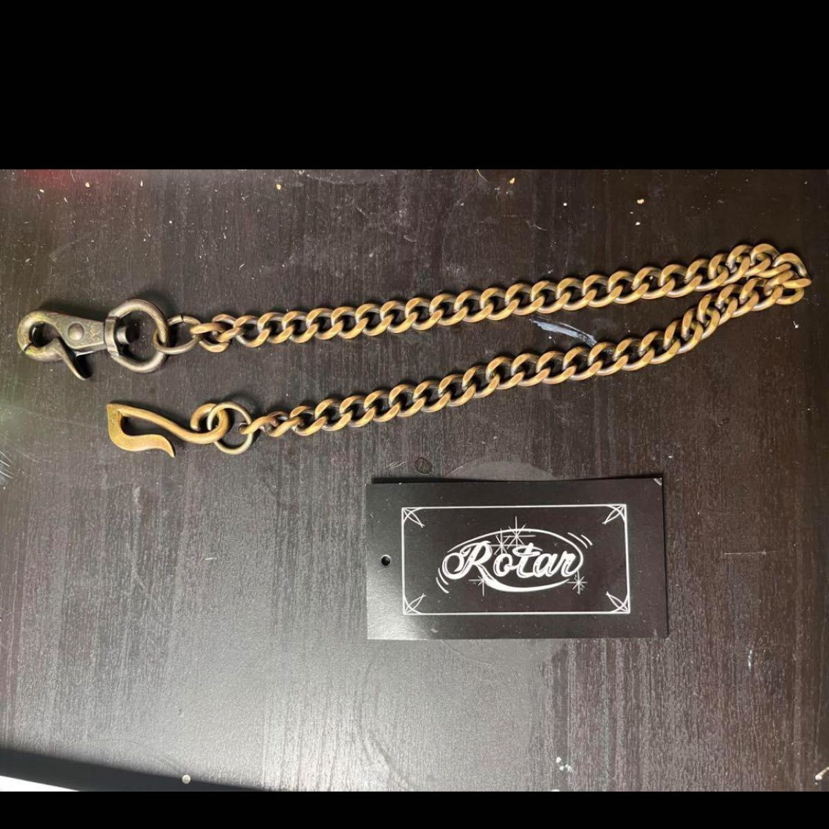 Classical Note Brass Wallet Chain 真鍮