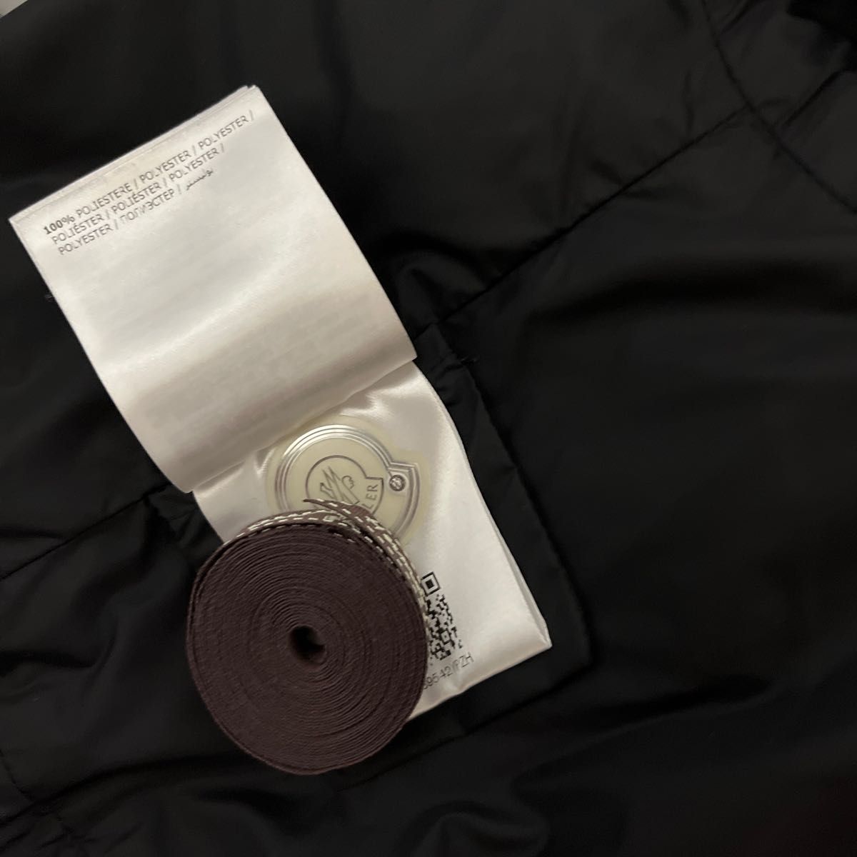 MONCLERモンクレール正規品スプリングコートTUILE 1 ブラック MONCLERモンクレール正規品スプリングコートTUILE 1 ブラック