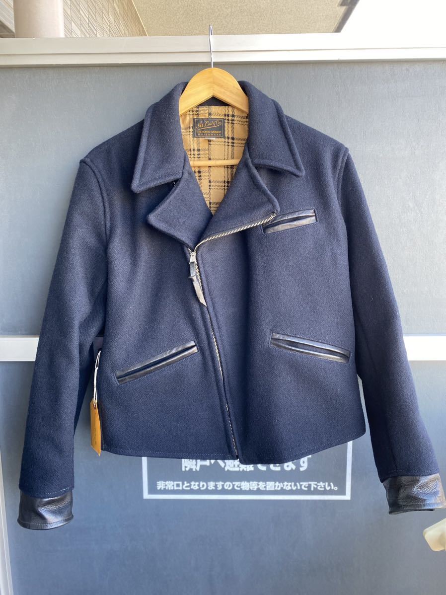 AtLast&Co BUTCHER PRODUCTS メルトンコサックジャケット ライダース timeworn clothing アットラスト_画像1