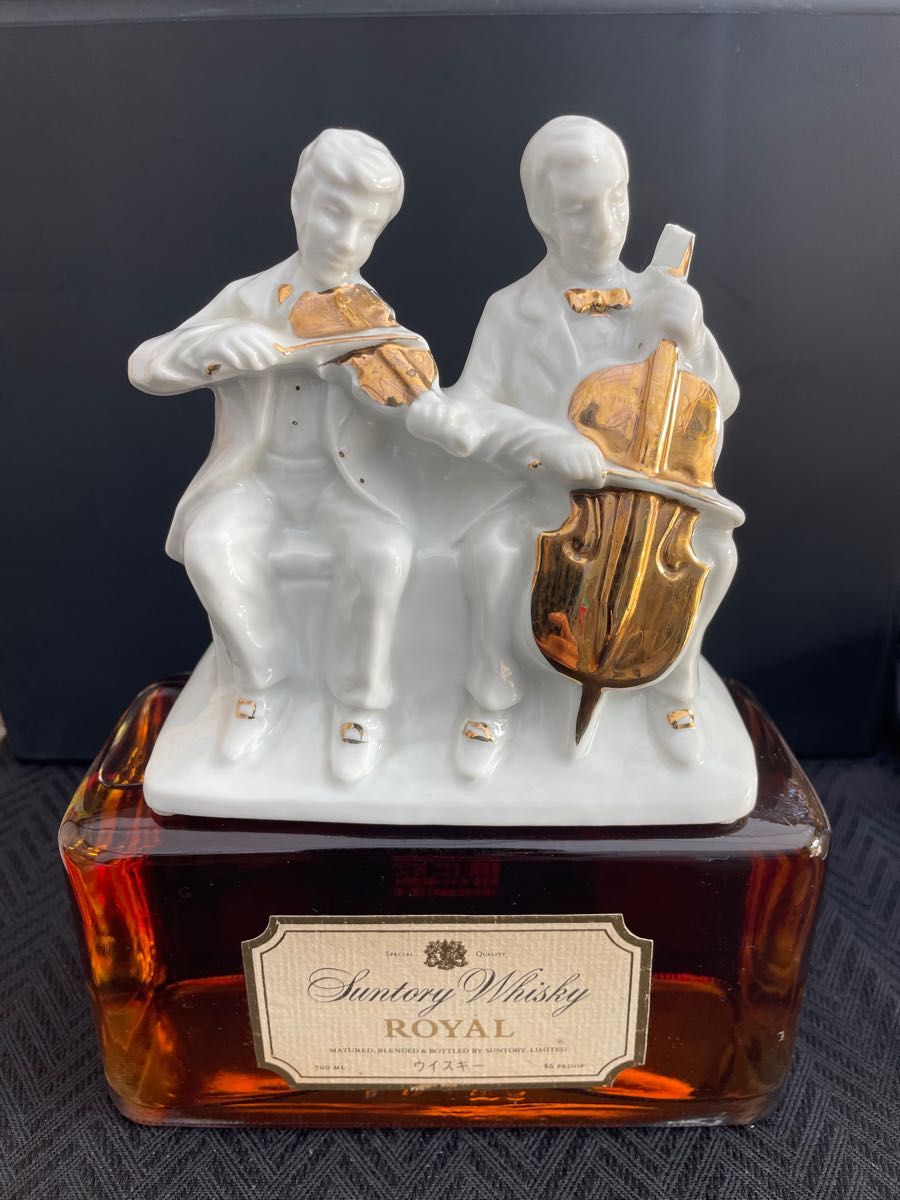 SUNTORY サントリー ローヤル二重奏 陶器ボトル チェロと SUNTORY サントリー ローヤル二重奏 陶器ボトル チェロと