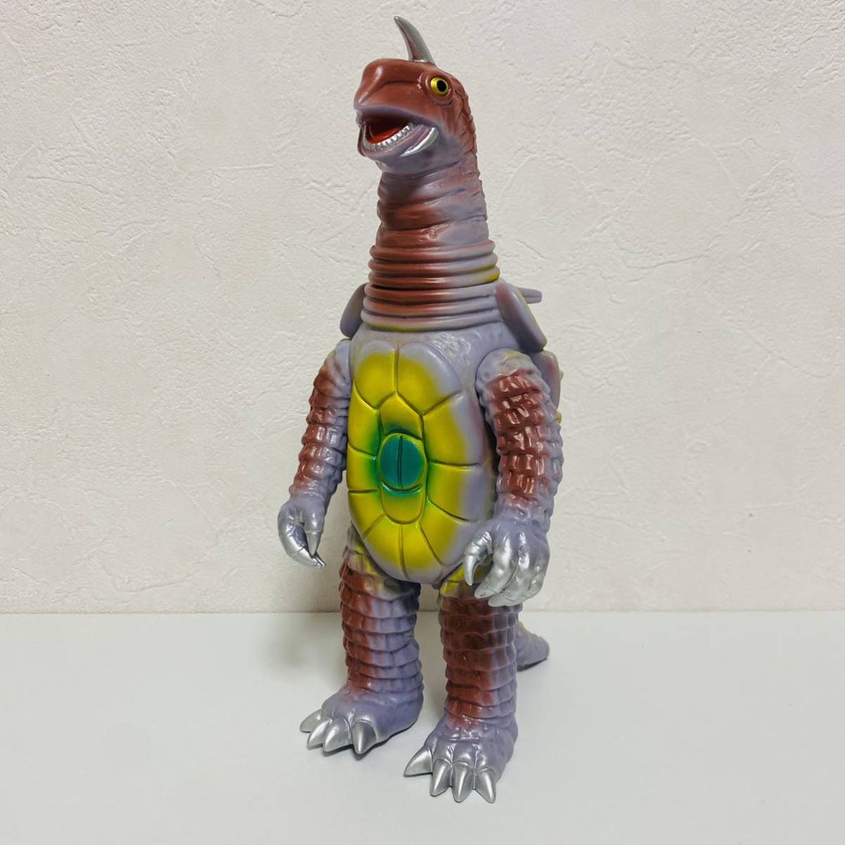 【美品】BANDAI バンダイ B-CLUB ブルマァクの怪獣シリーズ 復刻版怪獣シリーズ No.2214 キングトータス ソフビ フィギュア