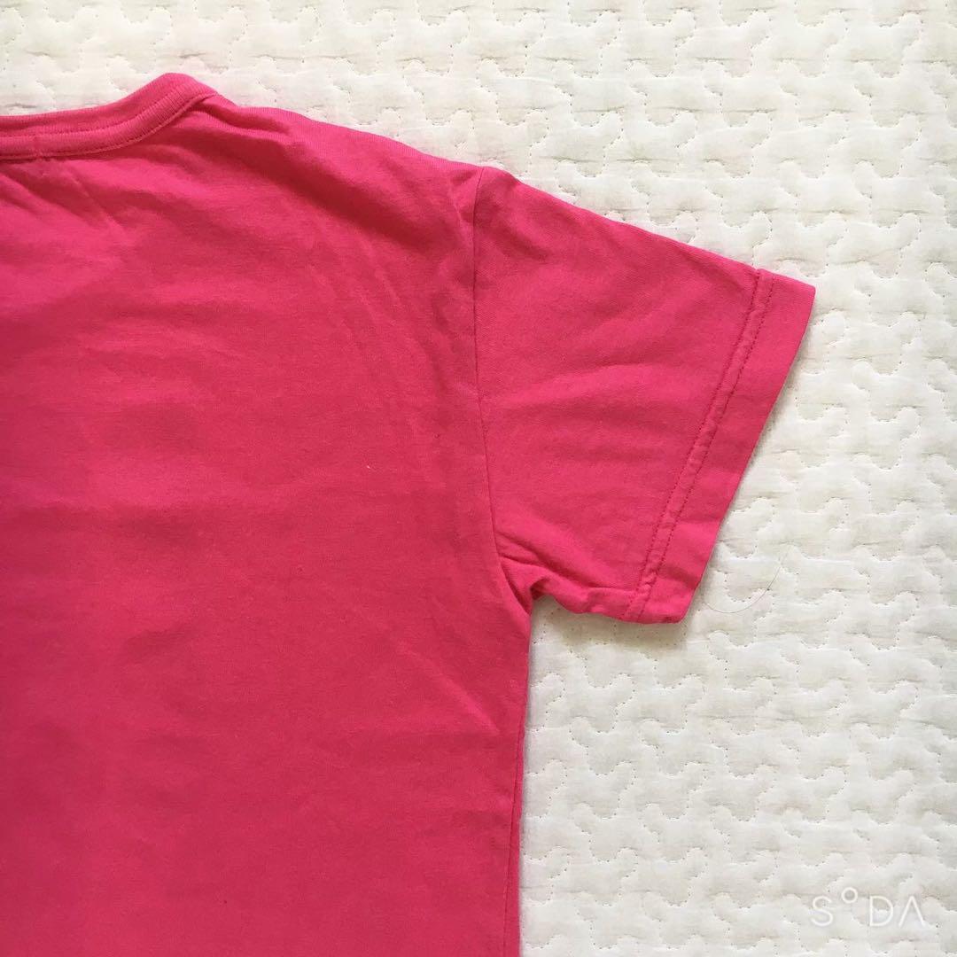 キッズ　Tシャツ　ジュンココシノ　コットン　120 ピンク　半袖　女の子　綿_画像4