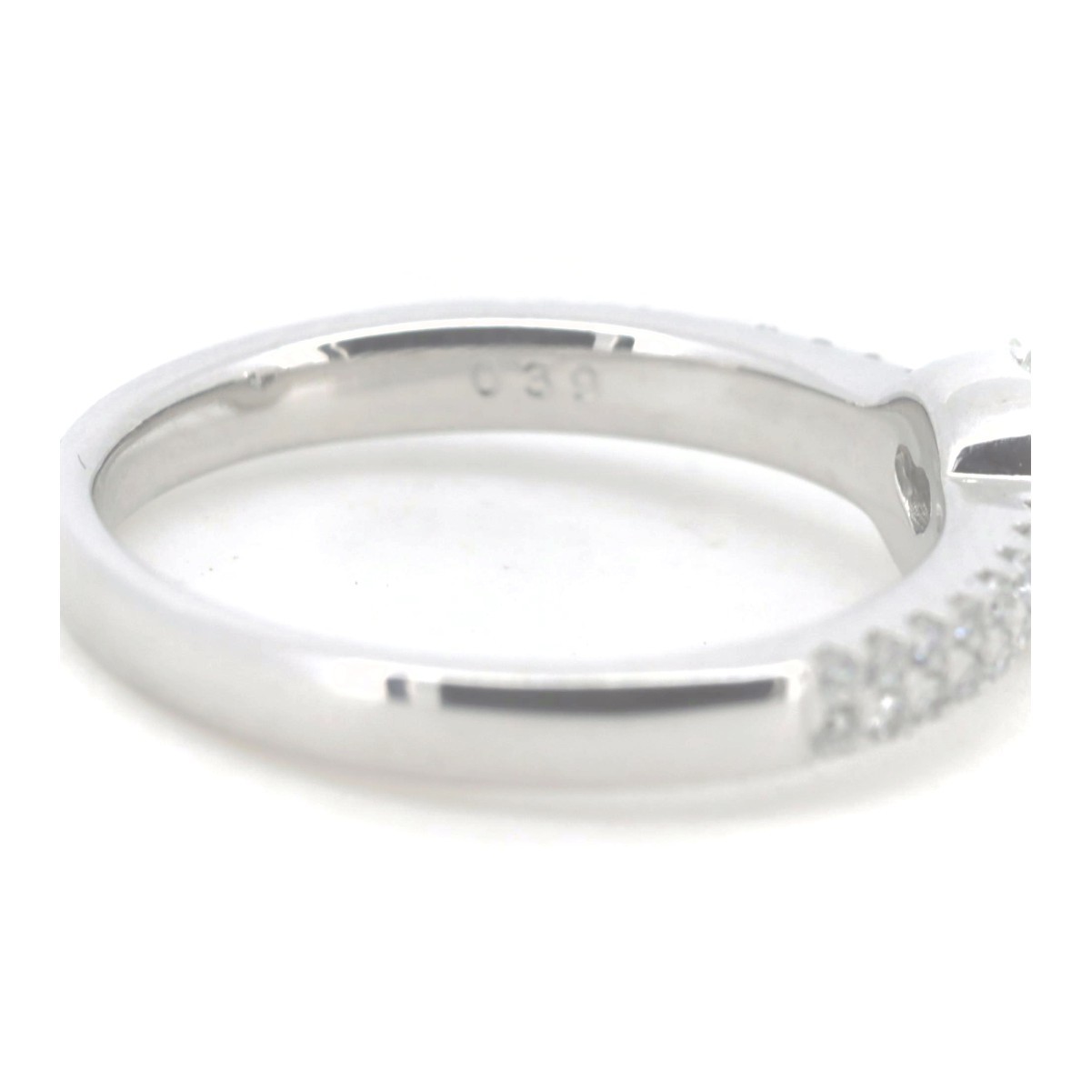 ポンテヴェキオ ダイヤモンド リング 指輪 0.39ct 10号 K18WG(18金 ホワイトゴールド) 質屋出品_画像5