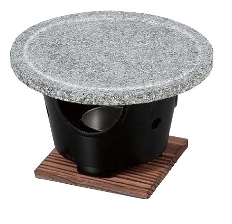 ☆一人用石焼プレート丸型15cm・コンロ・火入れ・敷板各20 ☆一人用石焼プレート丸型15cm・コンロ・火入れ・敷板各20