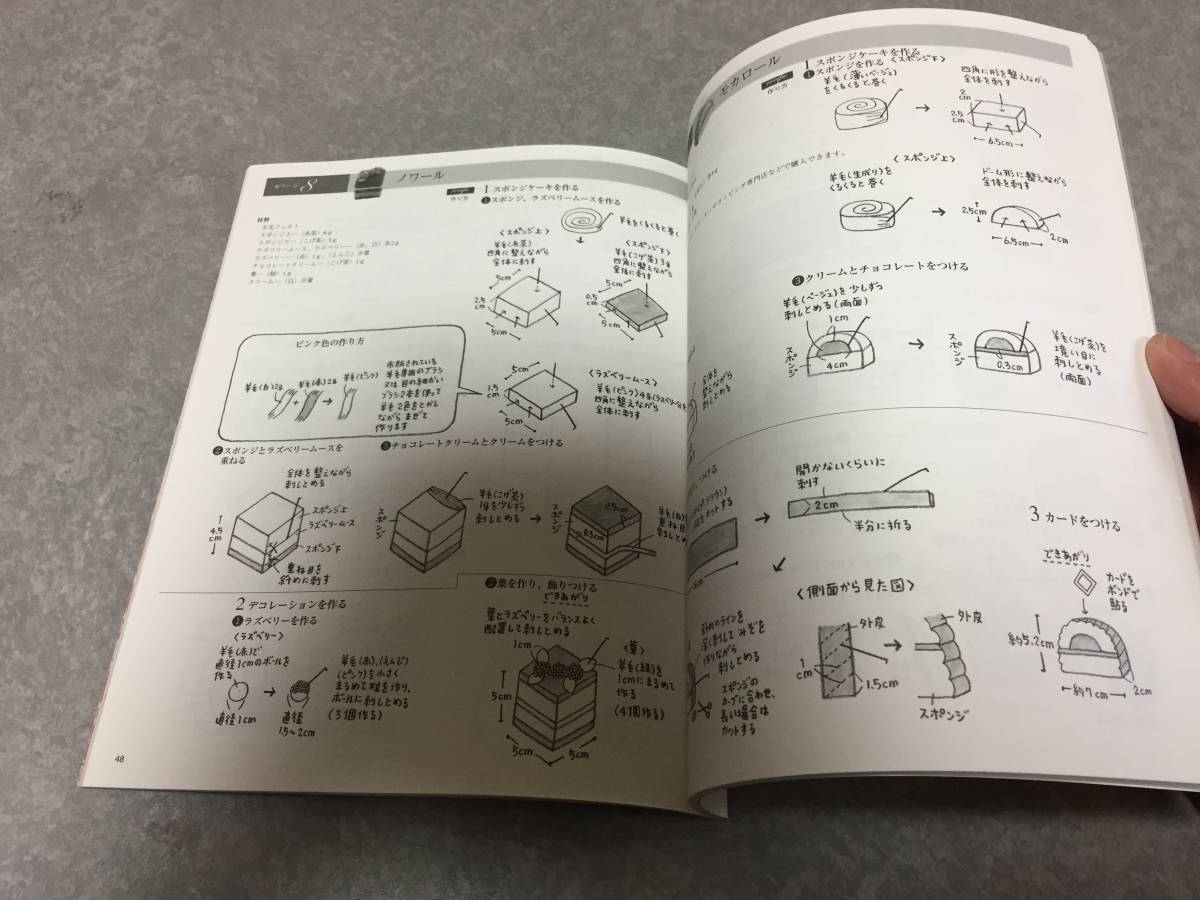 羊毛フェルトでつくるスイーツ―かわいくておいしそうなスイーツを、ふわふわの羊毛フ (レディブティックシリーズ no. 2629)_画像4