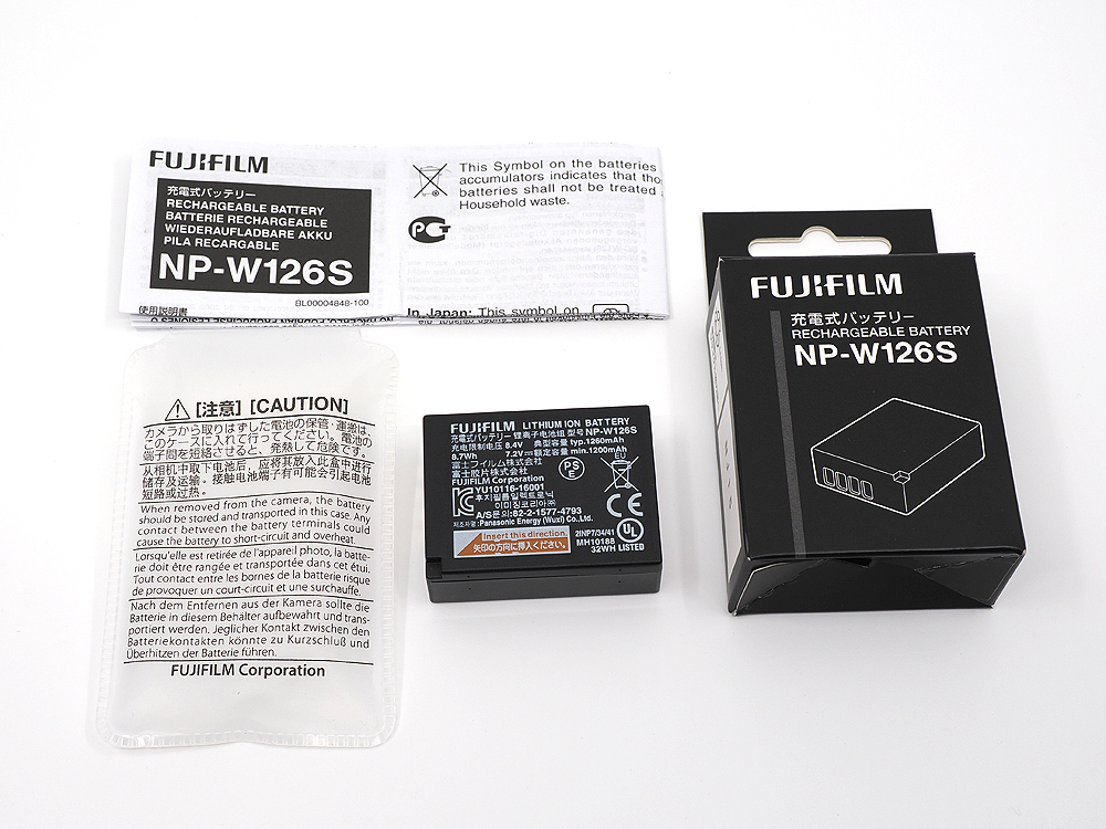 FUJIFILM　充電式バッテリー　NP-W126S　[中古・美品]_画像5