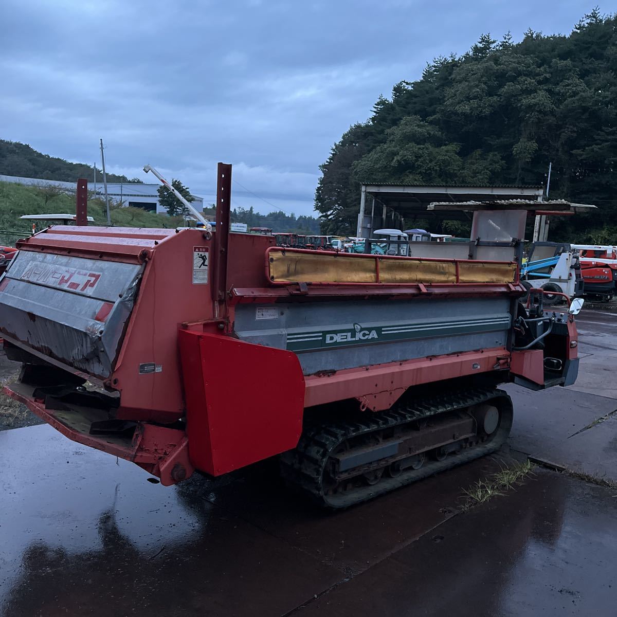 青森県五戸町発　デリカ自走 DAM-251堆肥散布動作確認済み