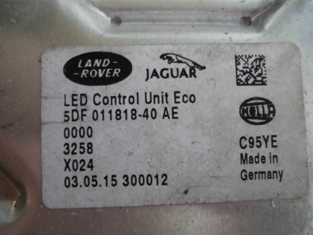  Jaguar XE XF original LED control unit LED control module computer module used 5DF011818-40AE
