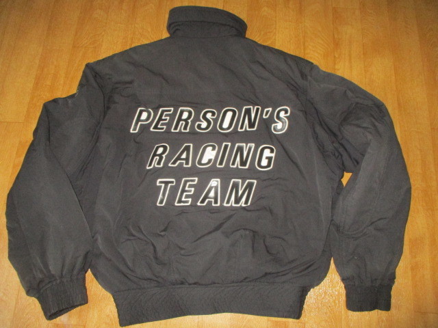 persons racing team パーソンズ　オフィシャル　レーシングチーム・防寒ツインチューブジャケット　サイズF　スーパーGT・F1_画像1