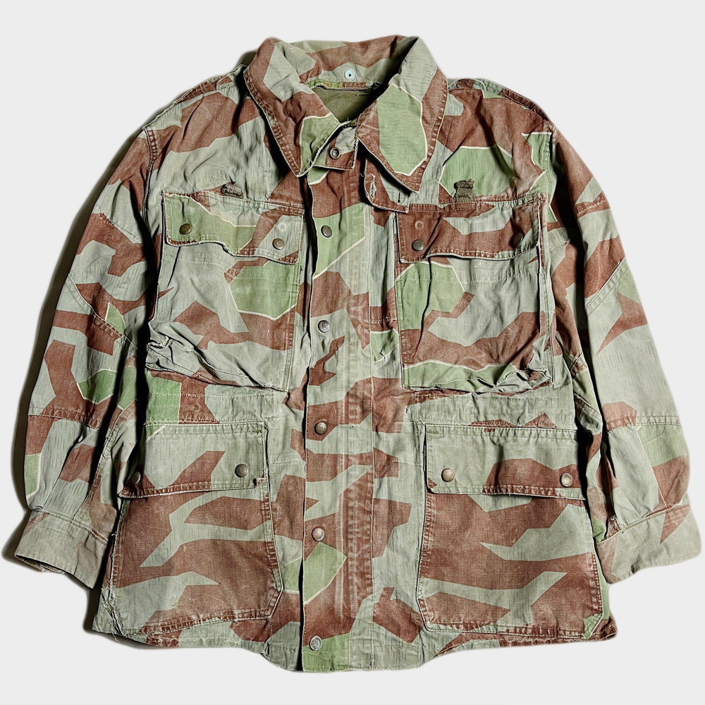 超希少! 50's ドイツ軍 スプリンターカモ パラトルーパー ジャケット german army splinter camo paratrooper jacket ジョンレノン着 レア