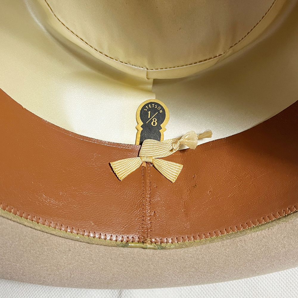 激レア! 40's STETSON 58CM ROYAL DELUXE OPEN ROAD ロイヤルデラックス オープンロード ステットソン ヴィンテージ ハット VINTAGE HAT 着_画像9