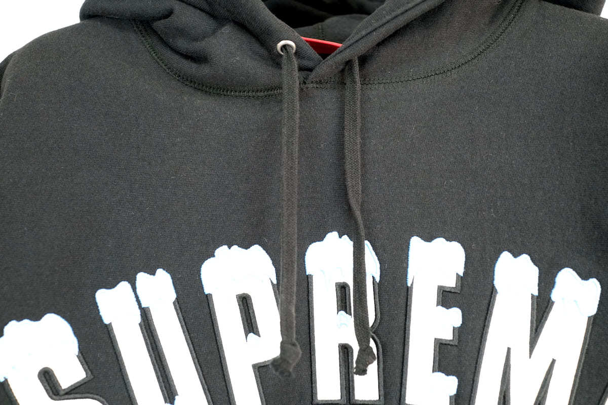 中古 20FW Supreme Icy Arc Hooded Sweatshirt Black シュプリーム