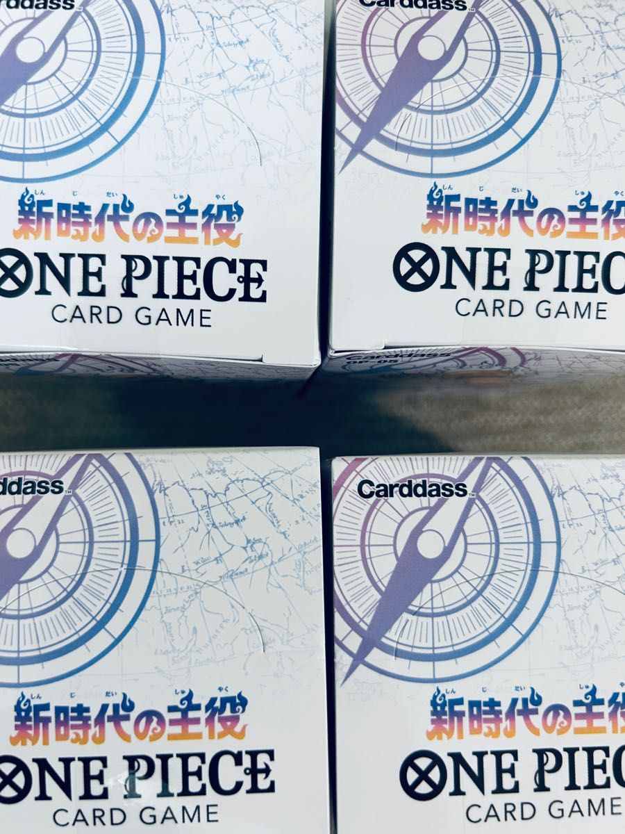 ワンピースカードゲーム 新時代の主役 4BOX 新品未開封 テープ付き ONE PIECE OP-05