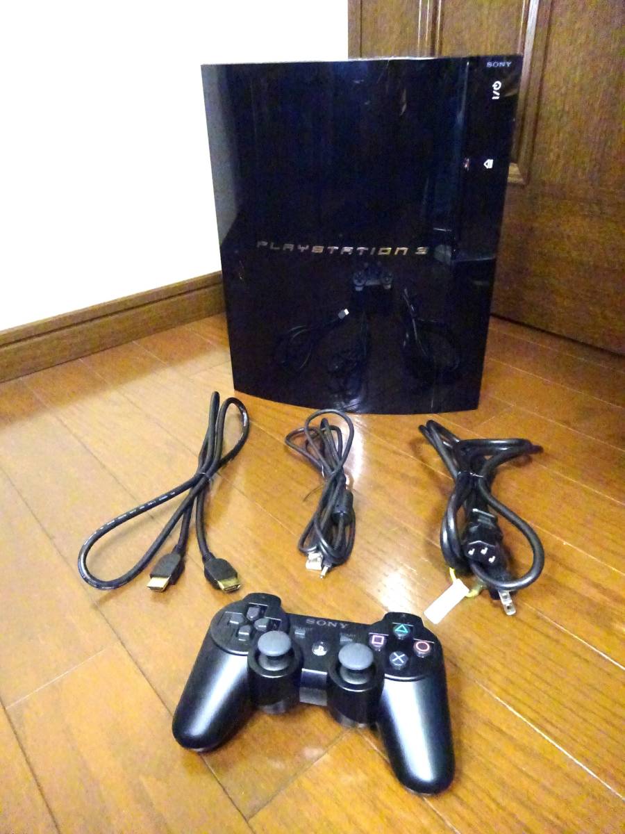 PS3 初期型 PlayStation3 CECHB00 160GB コントローラ/HDMIケーブル