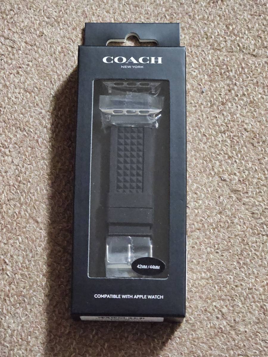 COACH コーチ Apple Watch アップルウォッチ 腕時計 ユニセックス 付け替えベルト 替えバンド 42mm 44mm 14700048 未開封_画像1