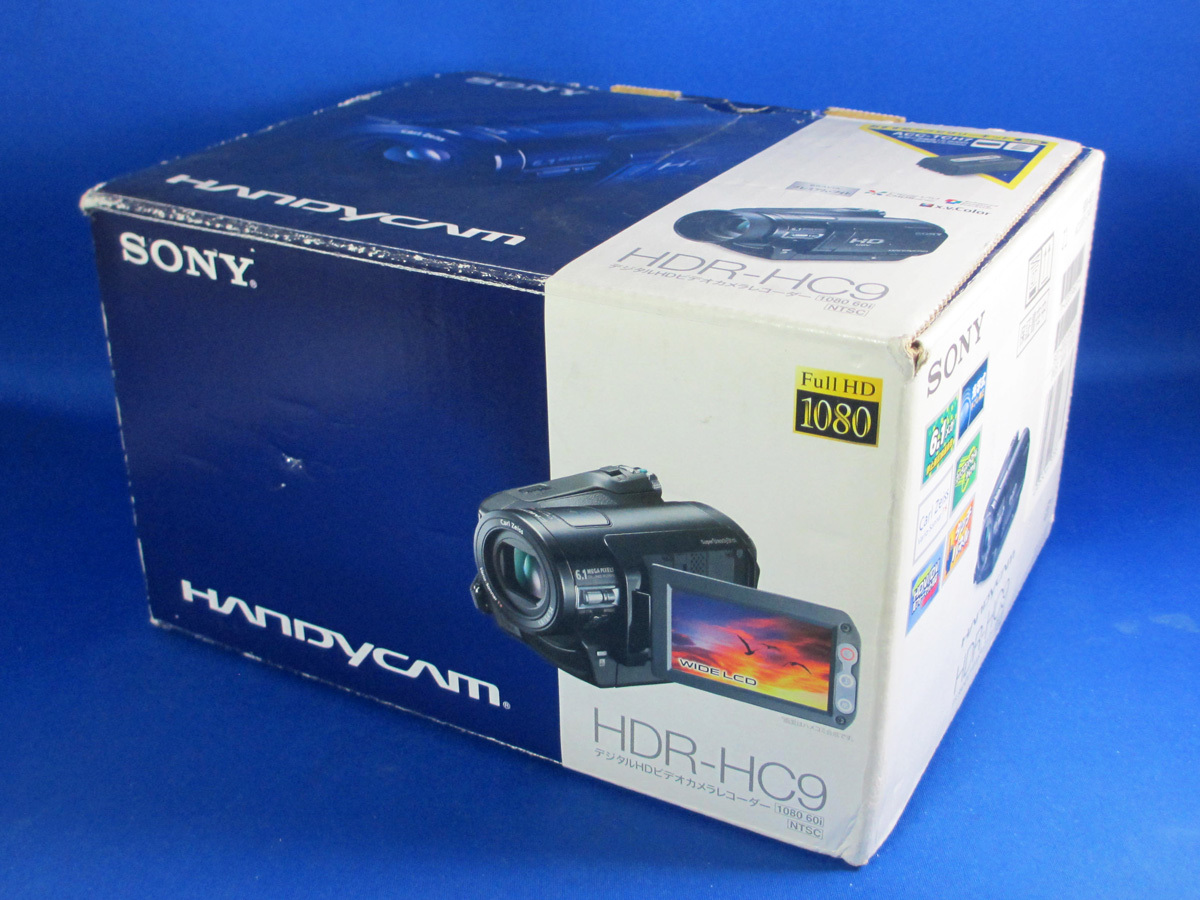 安心30日保証 SONY HDR-HC9 完全整備品 極美品 箱付きフルセット+純正HDMIケーブルなど HDVデジタルハイビジョン最終モデル y10