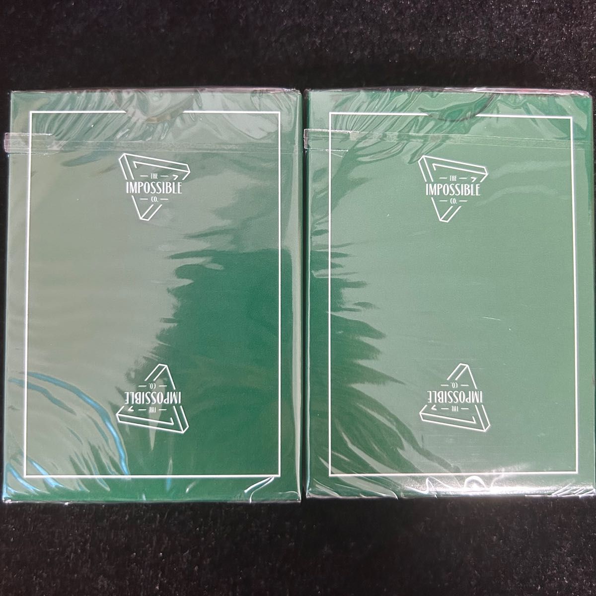 possible green playing cards 2デック　トランプ　レアデック