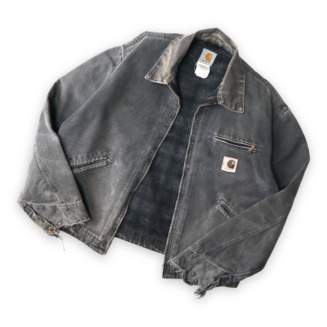 ボロ 希少色 Carhartt デトロイトジャケット グレー 野村訓市 ボロ 希少色 Carhartt デトロイトジャケット グレー 野村訓市