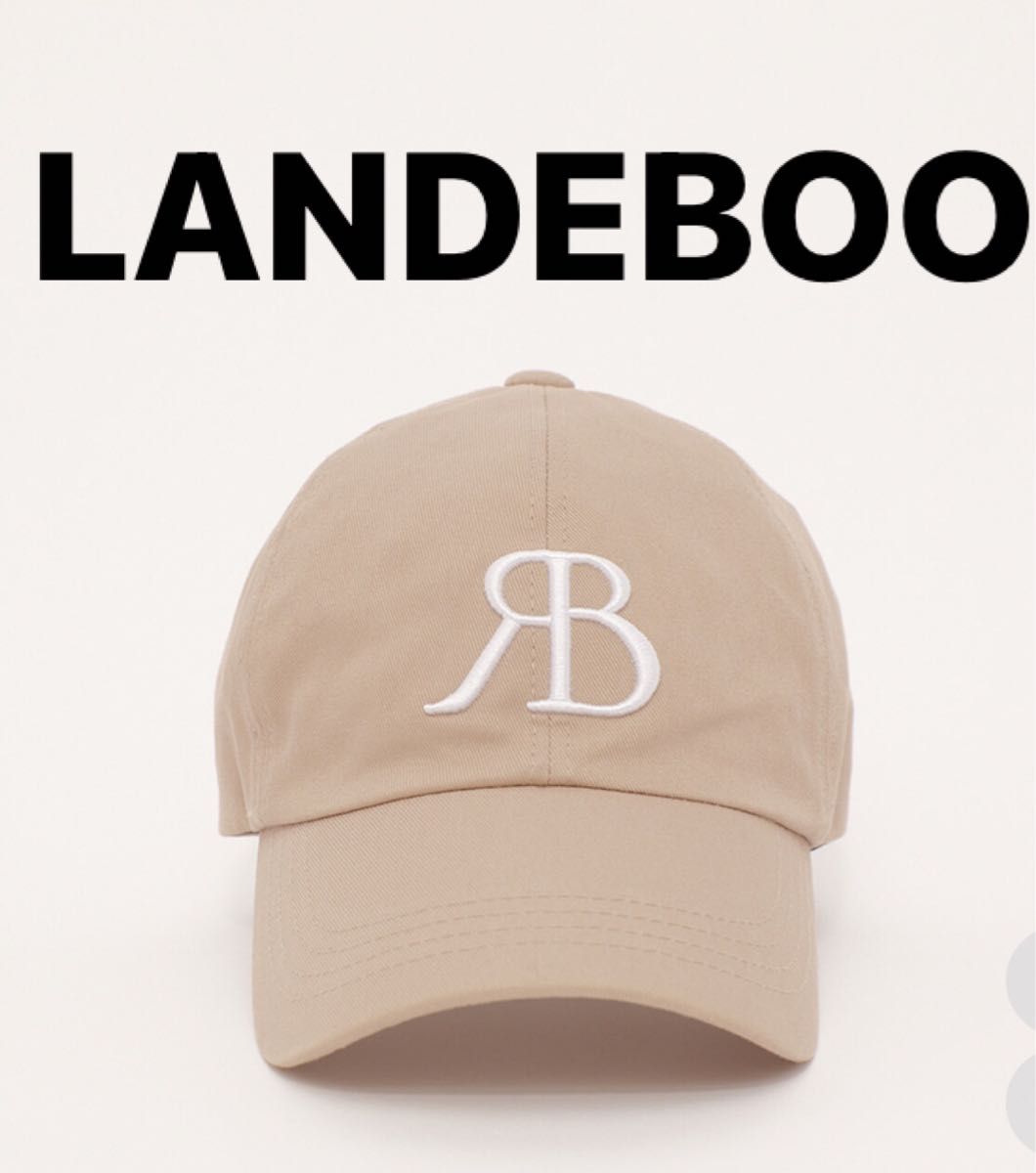 RANDEBOO ランデブーベースボールロゴ刺繍キャップ フリーサイズ RANDEBOO ランデブーベースボールロゴ刺繍キャップ フリーサイズ