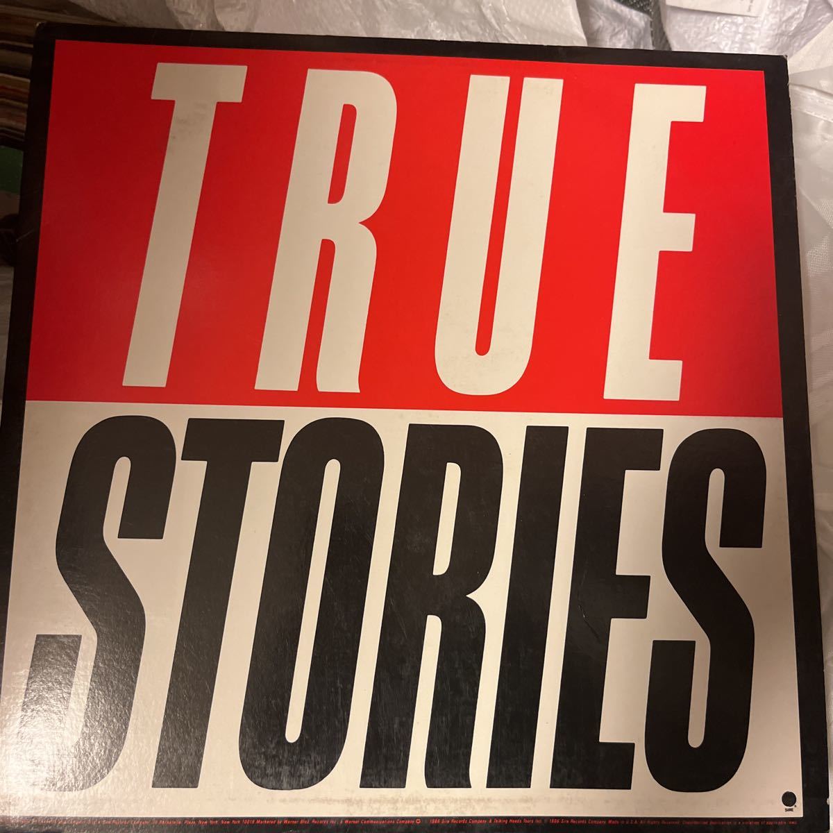 1986年作品 トーキング・ヘッズ送料無料 トルゥー・ストリィーズ 綺麗傑作最高盤 お値打ち盤 ヴィンテージレコード オールドレコードの画像2