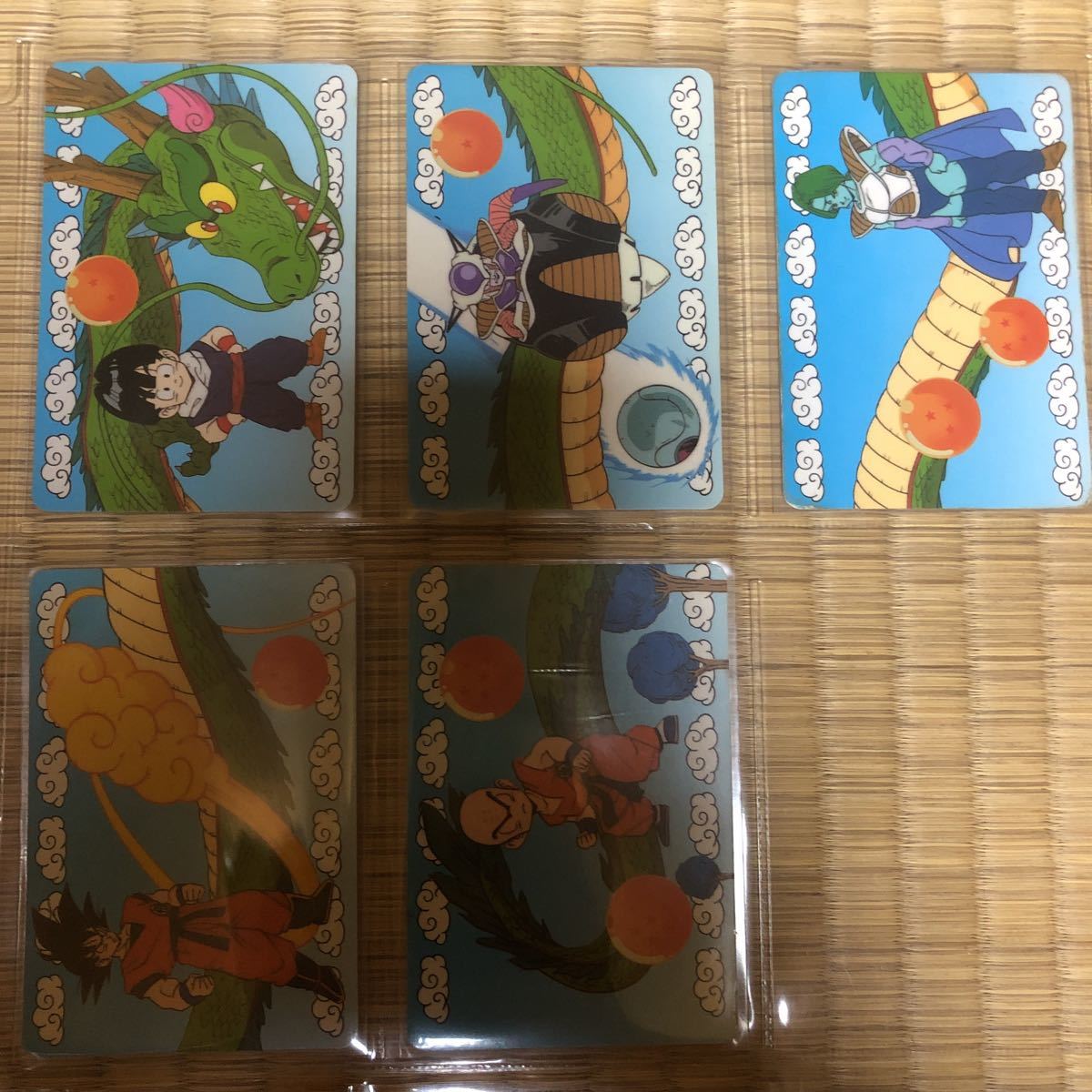 ドラゴンボール カード　全5枚フルコンプ　マイナー食玩カード_画像1