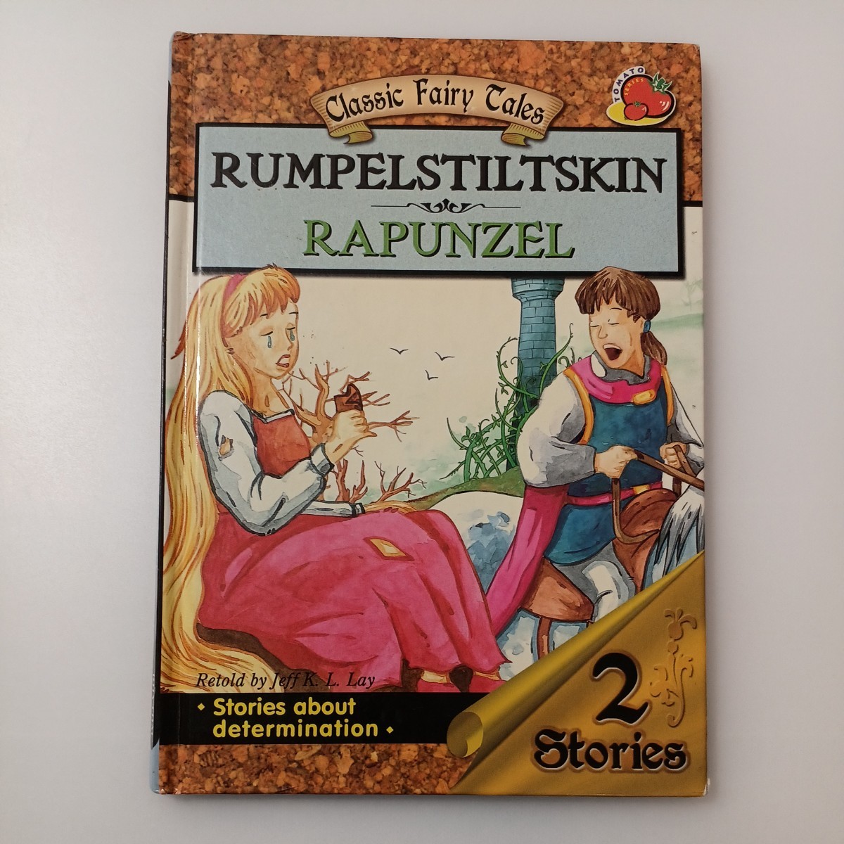 zaa-517♪classic fairy tales RUMPELSTILTSKIN RAPUNZEL Stary2 Retold by jeff K.L.Lay