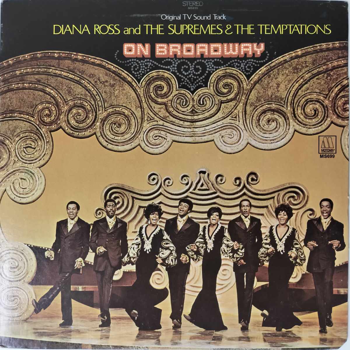 35894 DIANA ROSS AND THE SUPREMES & THE TEMPTATIONS/ON BROADWAY *ややビニやけ_画像1