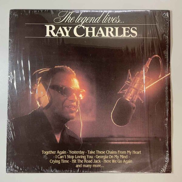 30076★美盤【US盤】 Ray Charles / The Legend Lives ※シュリンク_画像1