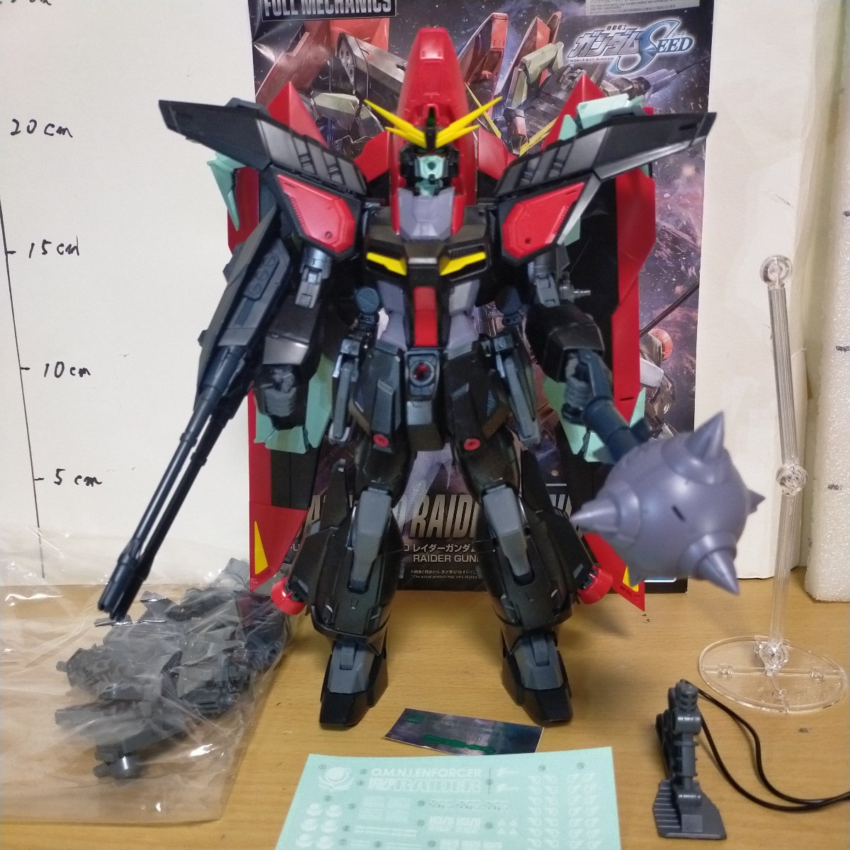 100%品質 プレバン 限定 MG フルメカニクス 1/100 レイダーガンダム 素組 完成品