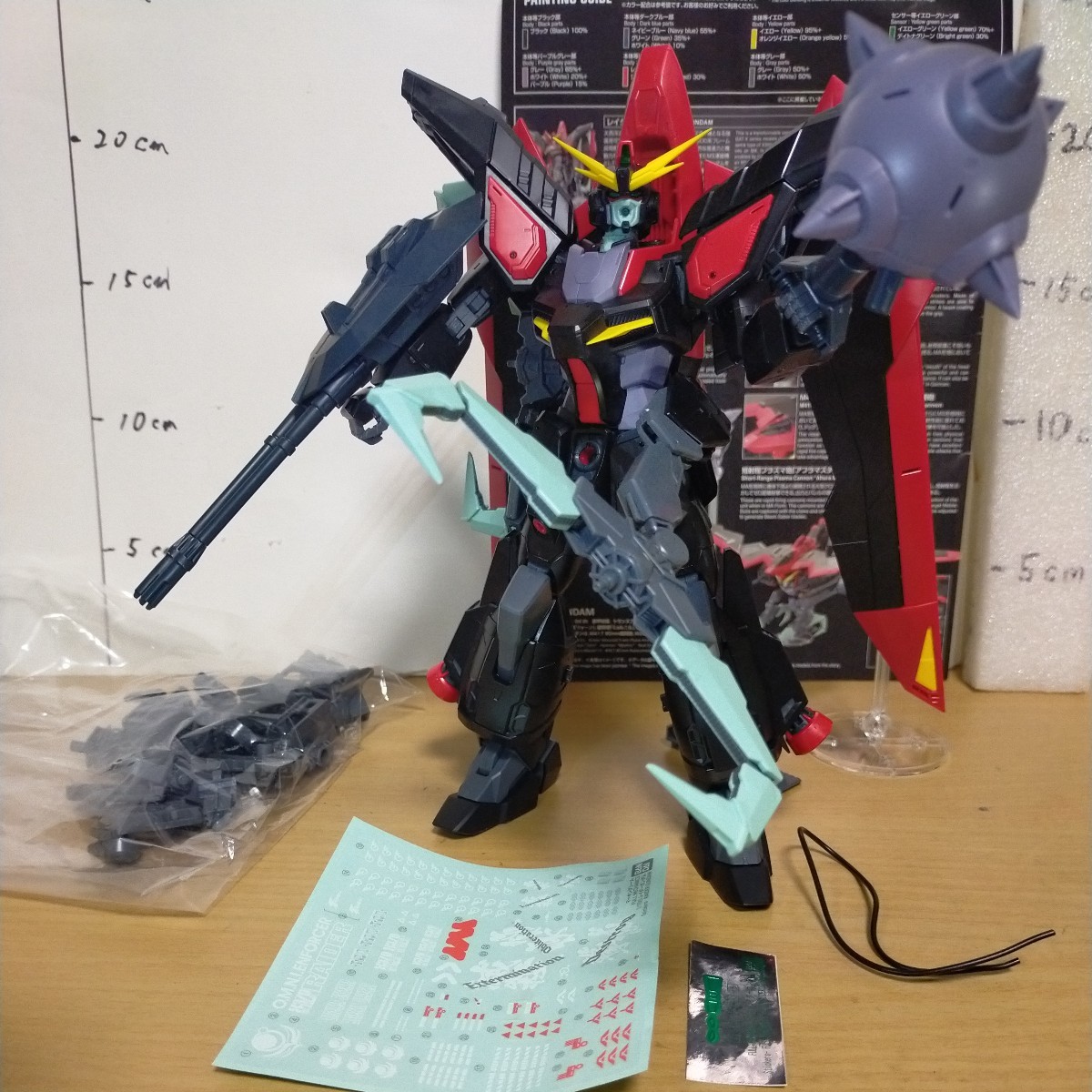 珍しい プレバン 限定 MG フルメカニクス 1/100 レイダーガンダム 素組 完成品