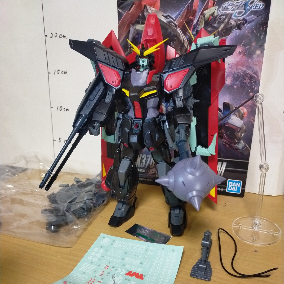 【ラッピング不可】 プレバン 限定 素組 レイダーガンダム 1/100 フルメカニクス MG 完成品