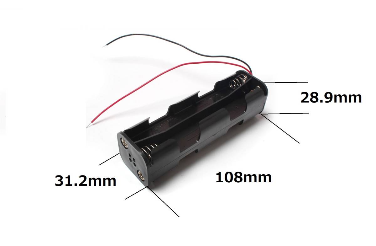  battery box single 3×8ps.@ for 2 piece set transmitter etc.!.