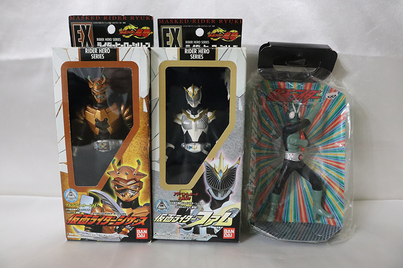 1円スタート 仮面ライダー フィギュア まとめ売リ フィギュア＆バイク ライダーヒーローシリーズ アギト 龍騎 プライズ 同梱不可 現状品_画像6