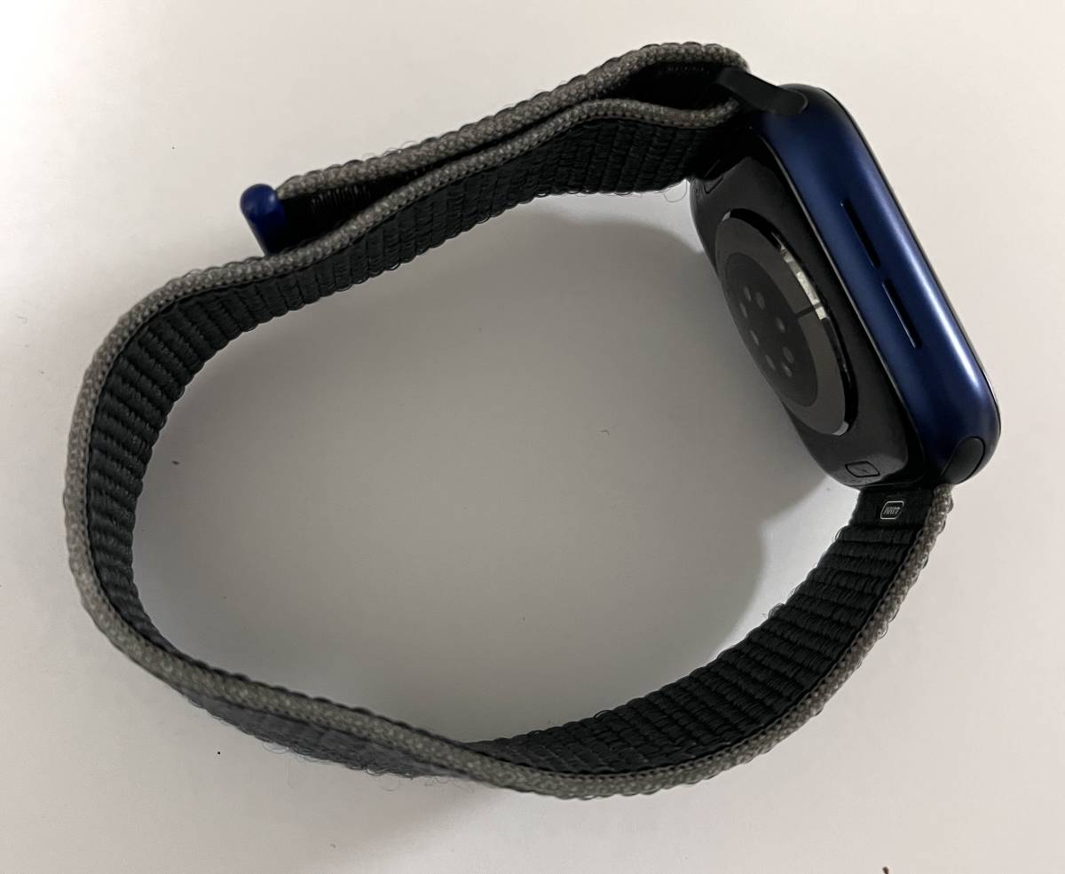 美品 Apple Watch Series 6 44mm GPS ブルー アルミニウム バッテリー