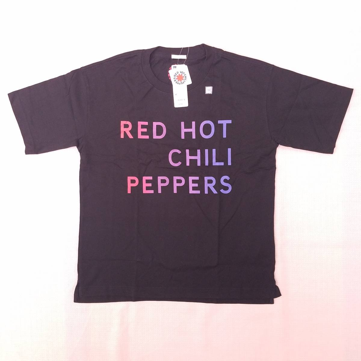 魅惑のバンドT特集! 10sデッド『GU(ジーユー) × RED HOT CHILI PEPPERS(レッド・ホット・チリ・ペッパーズ)』ビッグTシャツ 黒 M／ロックT_画像1