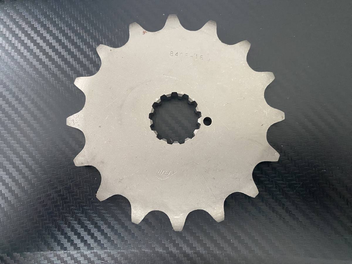 GPZ750TURBO Z750FXⅡ Z750FXⅢ X.A.M made drive sprocket 630-16T Manufacturers product number C8406-16T long-term storage new goods unused inspection Z1 Z2 MK2