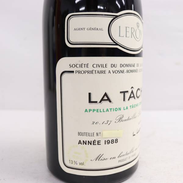 DRC LA TACHE（ラターシュ）1988 13％ 750ml G23H300002_画像7