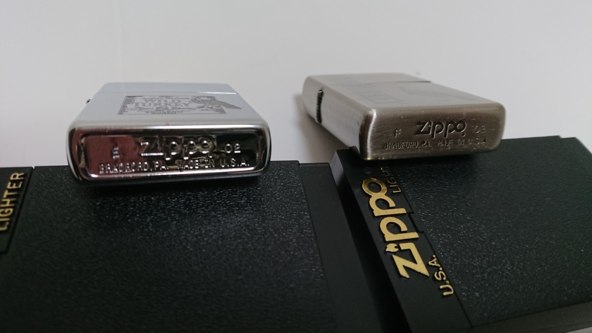 ZIPPO ジッポー WILD TURKEY ワイルドターキー 2個セット 未使用_画像4