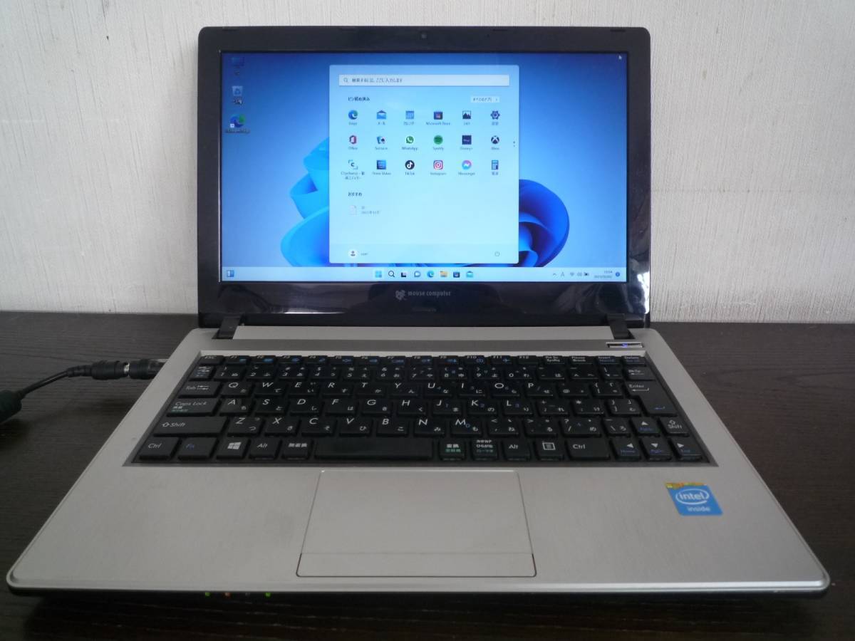 Y彡 MouseComputer LB-KC1037W8H13LS Celeron 1.80GHz/4G/320G/11.6型1,366×768/Win11+2021_画像2