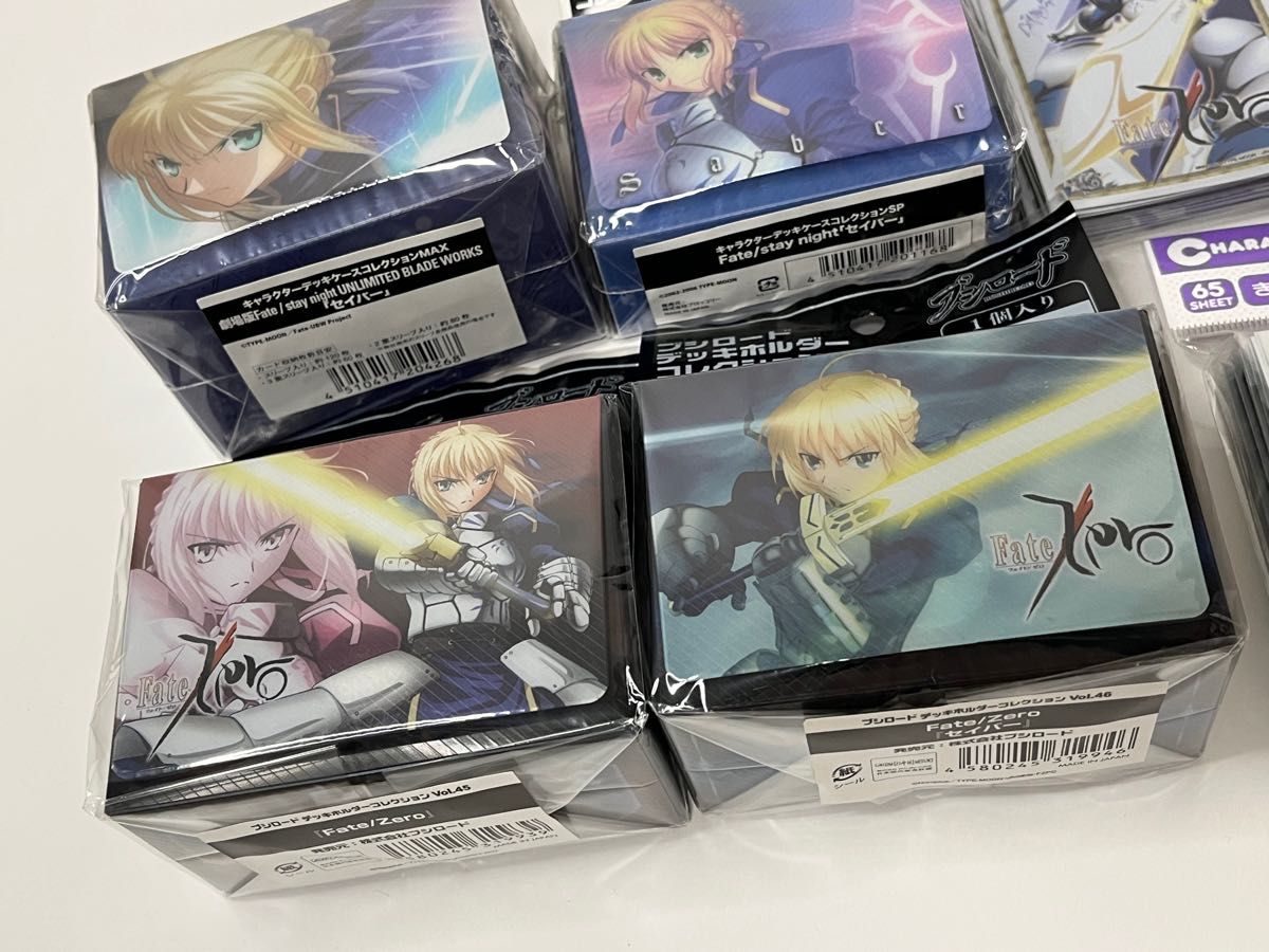 未使用含】Fate セイバー デッキホルダー デッキケース スリーブ