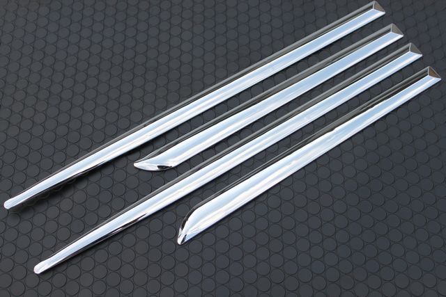  feeling of luxury up all-purpose plating lmolding type6 4 pcs insertion . type high quality protector garnish Chrome plating guard one Point 