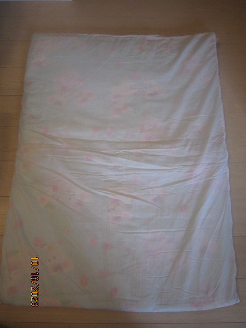[USED] детский футон Showa Retro 4 позиций комплект кровать .. покрытие медведь san кремовый цвет 