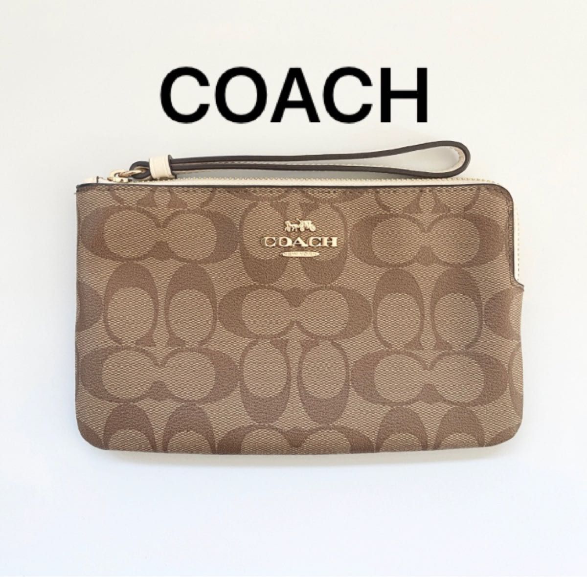 COACH コーチポーチ 6648 シグネチャー アウトレット 小物入れ