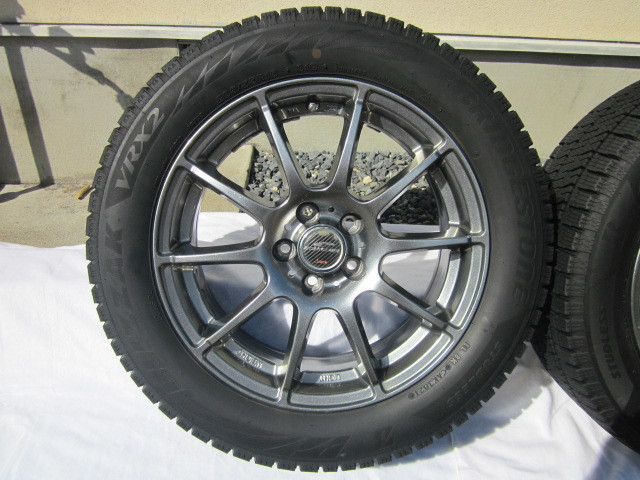 プリウス30 50【 A-TECH SCHNEDER StaG 16×6.5 PCD100 +48 】’21年製BRIDGESTONE BLIZZAK VRX2 205/55R16 8分溝 各車流用可／激安売切！_画像3